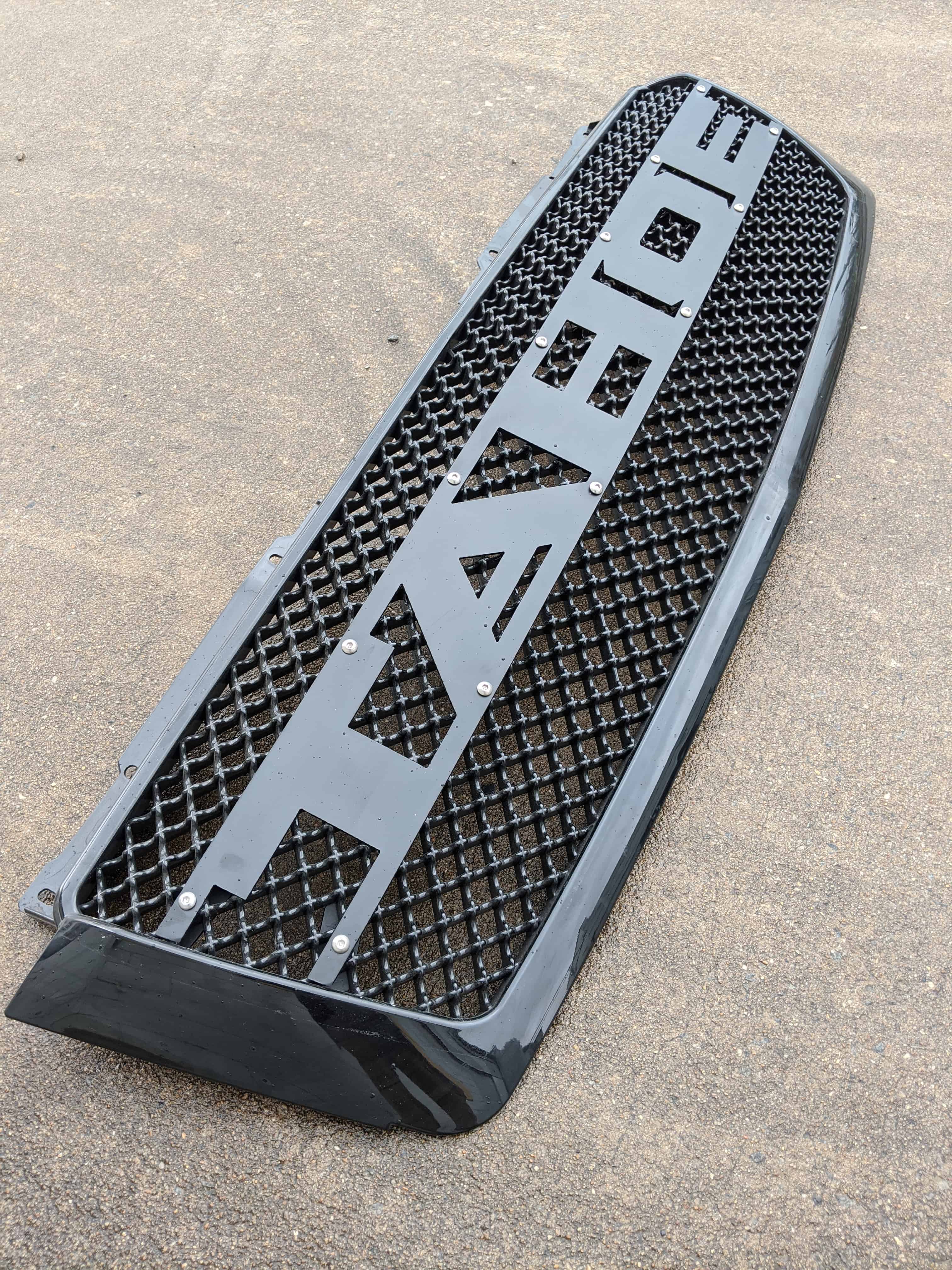 Truckmuse Stainless Steel Mesh Grille Insert For 2007-2014 Chevy Tahoe / Avalanche / Suburban – Lower Bumper – Chrome